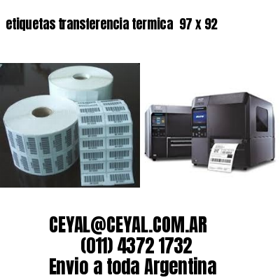 etiquetas transferencia termica  97 x 92