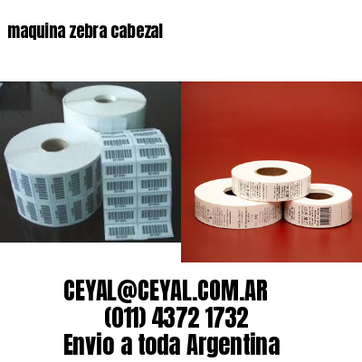 maquina zebra cabezal