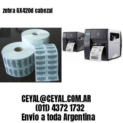 zebra GX420d cabezal
