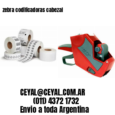 zebra codificadoras cabezal