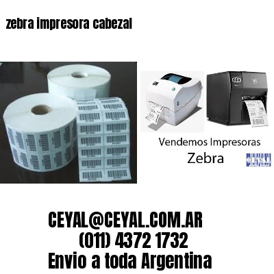 zebra impresora cabezal