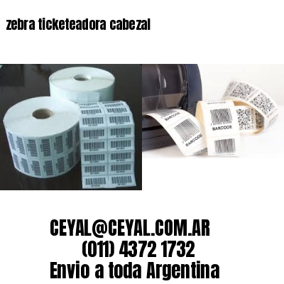 zebra ticketeadora cabezal