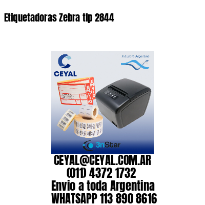 Etiquetadoras Zebra tlp 2844