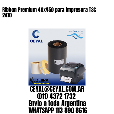 Ribbon Premium 40×450 para impresora TSC 2410