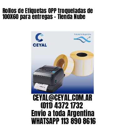 Rollos de Etiquetas OPP troqueladas de 100X60 para entregas – Tienda Nube