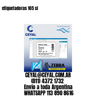 etiquetadoras 105 sl