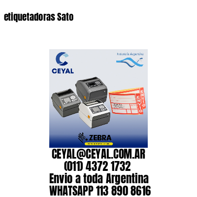 etiquetadoras Sato