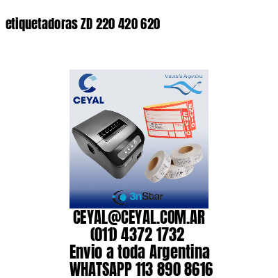 etiquetadoras ZD 220 420 620