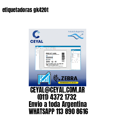 etiquetadoras gk420t