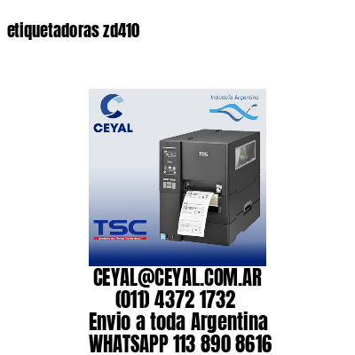 etiquetadoras zd410