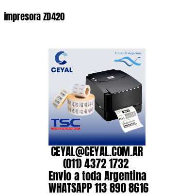 impresora ZD420