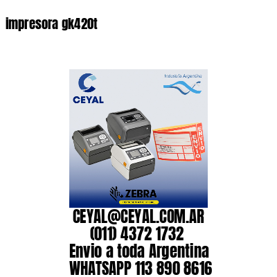 impresora gk420t