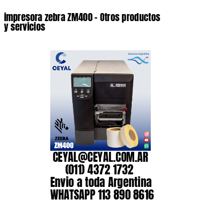 impresora zebra ZM400 – Otros productos y servicios