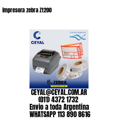 impresora zebra Zt200