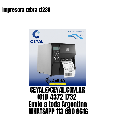 impresora zebra zt230