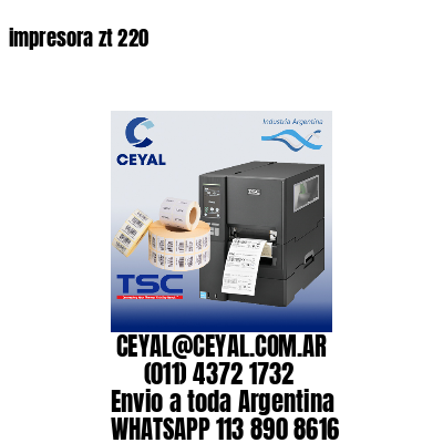 impresora zt 220