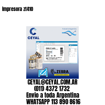 impresora zt410