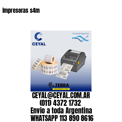 impresoras s4m