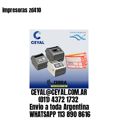 impresoras zd410