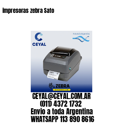 impresoras zebra Sato