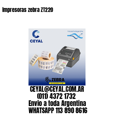 impresoras zebra ZT220