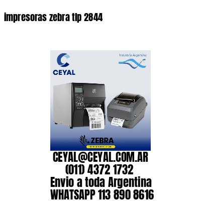 impresoras zebra tlp 2844