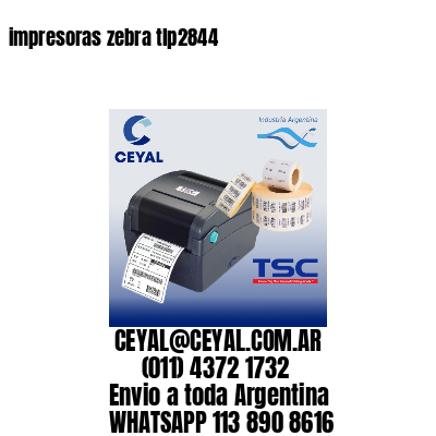 impresoras zebra tlp2844