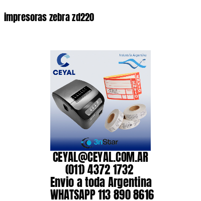 impresoras zebra zd220