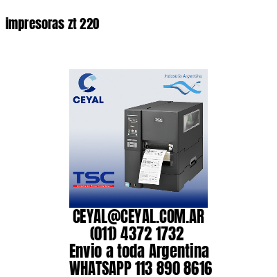 impresoras zt 220