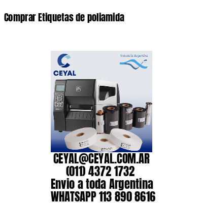 Comprar Etiquetas de poliamida