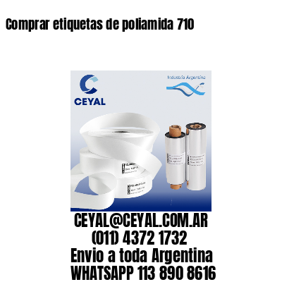 Comprar etiquetas de poliamida 710