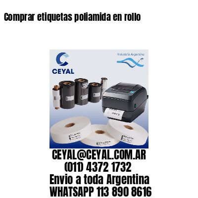 Comprar etiquetas poliamida en rollo