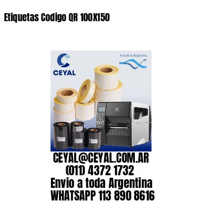 Etiquetas Codigo QR 100X150