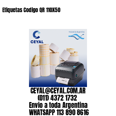 Etiquetas Codigo QR 110X50