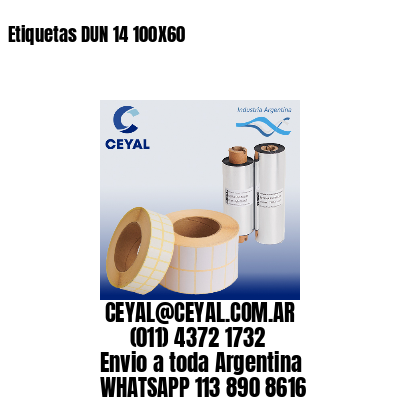 Etiquetas DUN 14 100X60