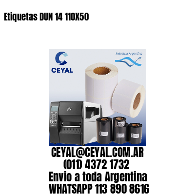 Etiquetas DUN 14 110X50