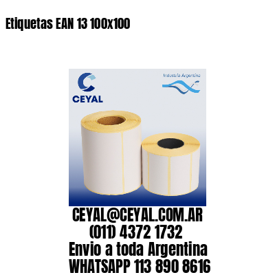 Etiquetas EAN 13 100×100