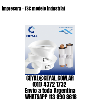 impresora – TSC modelo industrial
