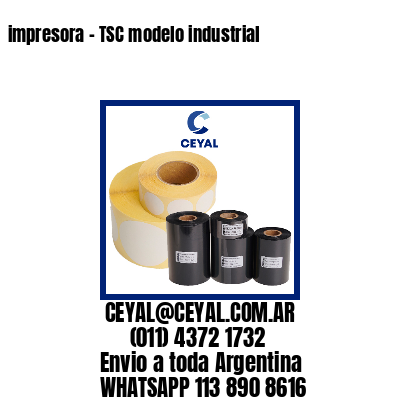 impresora – TSC modelo industrial