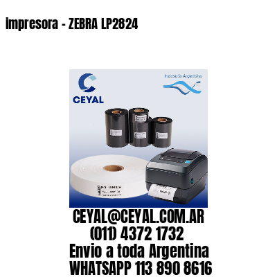 impresora – ZEBRA LP2824