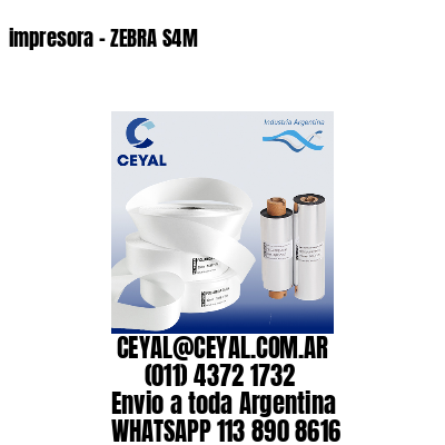 impresora – ZEBRA S4M