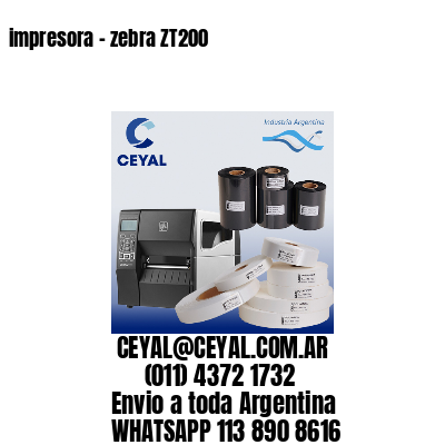 impresora – zebra ZT200