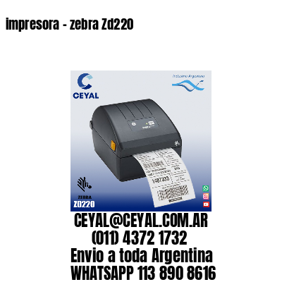 impresora – zebra Zd220