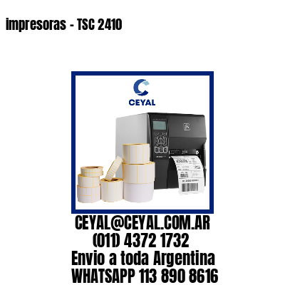 impresoras – TSC 2410