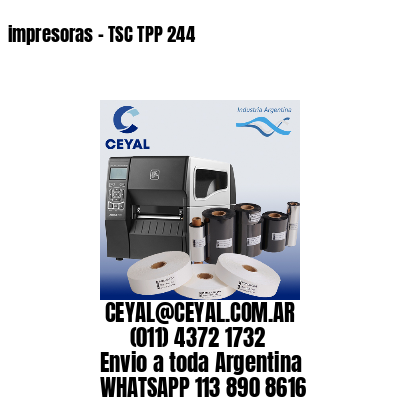 impresoras – TSC TPP 244