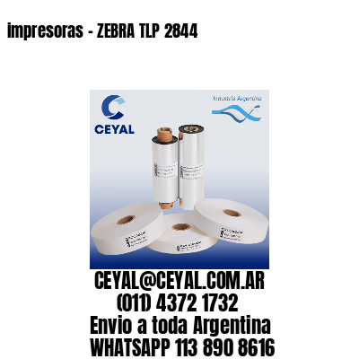 impresoras – ZEBRA TLP 2844