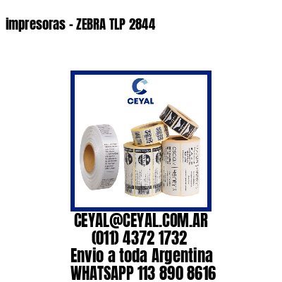 impresoras – ZEBRA TLP 2844