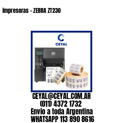 impresoras – ZEBRA ZT230