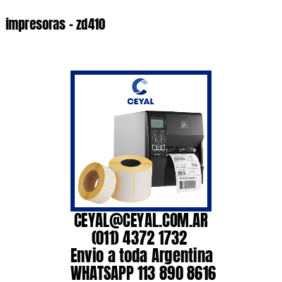 impresoras – zd410