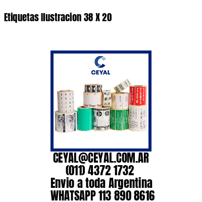 Etiquetas Ilustracion 38 X 20
